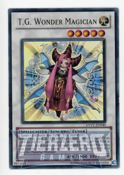 Yugioh T.G. Wonder Magician EXVC-EN040 Ultimate Rare LP - Image 1