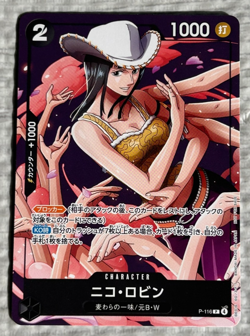 One Piece Card Game Nico Robin P-116 P Special Bandai Japan Anime - Image 1