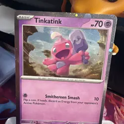 Tinkatink (Cosmo Holofoil) 025 Promo Swirl Scarlet & Violet Promo Cards Pokemon - Image 1