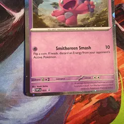 Tinkatink (Cosmo Holofoil) 025 Promo Swirl Scarlet & Violet Promo Cards Pokemon - Image 4