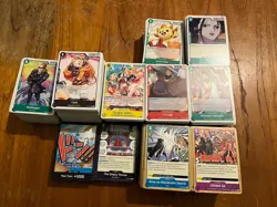 One Piece Card Game 1200 Card Bulk Lot English C/UC OP14 OP13 PRB2 - Image 1