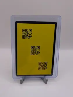 Lorcana TCG - Whispers in the Well Error Card "discard" QR code yellow. - Image 1