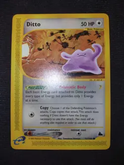 Ditto 51/144 Pokemon Trading Card Game eCard Skyridge Near Mint TCG NM - Image 1