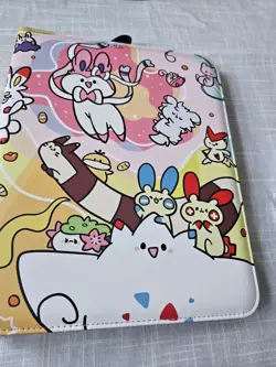 Pokemon Binder large Holds Up To 900 Cards Wrist Strap Zip Closure NEW - Image 1