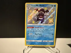 Galarian Mr. Rime SV021 2021 Pokemon Shining Fates Shiny Holo Rare Card NM+ - Image 1