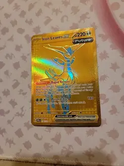 Pokemon TCG Iron Leaves EX Prismatic Evolutions Holo Card 176/131 - Image 3