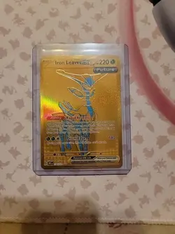 Pokemon TCG Iron Leaves EX Prismatic Evolutions Holo Card 176/131 - Image 5
