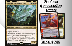 MTG Commander EDH Deck Miirym, Sentinel Wyrm 100 Magic Cards Custom Deck Dragons - Image 1