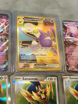 pokemon card lot of 25 crobat ex mewtwo ex yanmega ex and tyrannical and others - Image 2