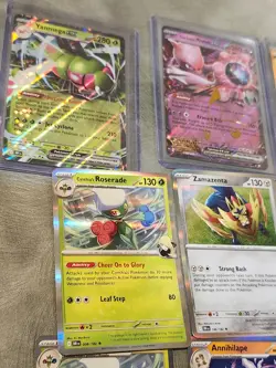 pokemon card lot of 25 crobat ex mewtwo ex yanmega ex and tyrannical and others - Image 3