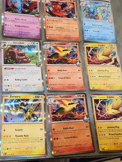 pokemon card lot of 25 crobat ex mewtwo ex yanmega ex and tyrannical and others - Image 4