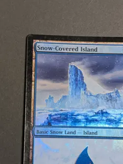 MTG Card - 1x Snow Covered Island - Coldsnap - LP Foil - Magic The Gathering 152 - Image 3
