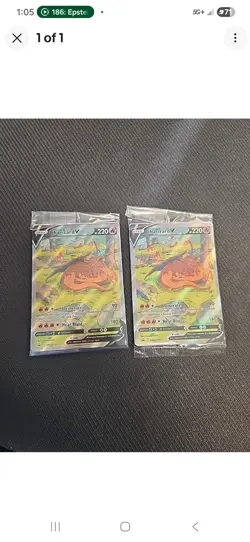 Lot of 2 Charizard V Vstar SWSH260, 261 and 262 Promo Cards Set of 3 SEALED NEW - Image 1