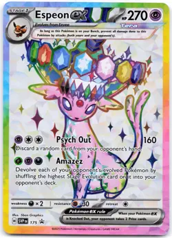 Espeon ex - 175 SVP 175 Normal SV: Scarlet & Violet Promo Cards NM - Image 1