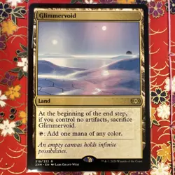 Glimmervoid Double Masters Land Colorless Rare Regular 2020 - Image 1