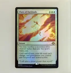 Magic the Gathering: Flare of Fortitude Modern Horizons 3 Foil NM - Image 1