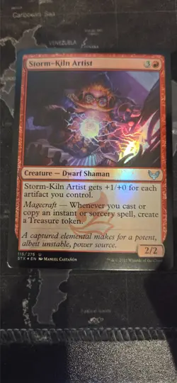 MtG Storm-Kiln Artist Foil - Image 1