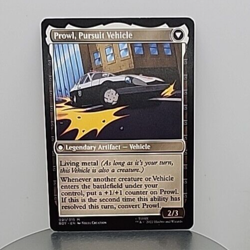 MTG Prowl, Stoic Strategist Prowl, Pursuit Vehicle Transformers 001/015... - Image 2