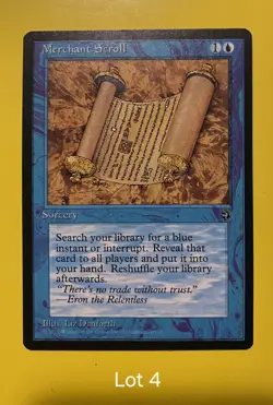 Merchant Scroll MTG Homelands Lot4 - Image 1