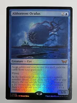 Abhorrent Oculus - Foil - Duskmourn: House of Horror - NM - MTG - 42 - Image 2