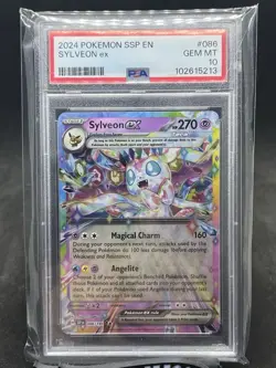 2024 Pokemon SSP EN Sylveon EX PSA 10 - Image 1