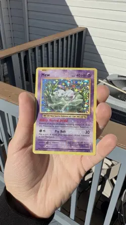 Mew 53/108 HEAVY HOLO BLEED Pokemon XY Evolutions VLP - Image 2