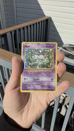 Mew 53/108 HEAVY HOLO BLEED Pokemon XY Evolutions VLP - Image 3