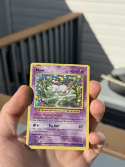 Mew 53/108 HEAVY HOLO BLEED Pokemon XY Evolutions VLP - Image 4