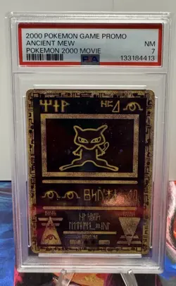 2000 Pokemon Game Promo Ancient Mew Pokemon Movie 2000 NM PSA 7✨see Pics Please - Image 1