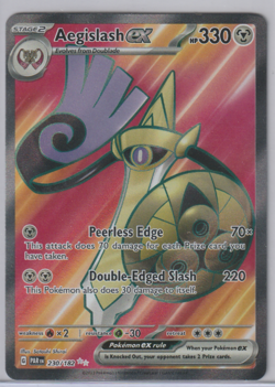Aegislash ex 230/182 Pokemon Scarlet & Violet Paradox Rift - Image 1