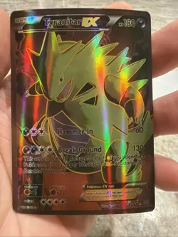 2015 Pokemon XY Ancient Origins Tyranitar #91/98 - Image 3