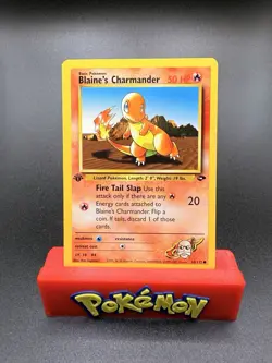 Blaine's Charmander - 60/132 (Gym Challenge) - NM - 1st Edition Pokemon - Image 1