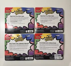 4 X Pokemon TCG: Ascended Heroes Tech Sticker & Blister Pack Bundle New & Sealed - Image 5