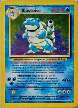 Pokemon TCG - Blastoise - 2/102 - Italian - Holo Rare - Base Set [Heavy Play] - Image 1