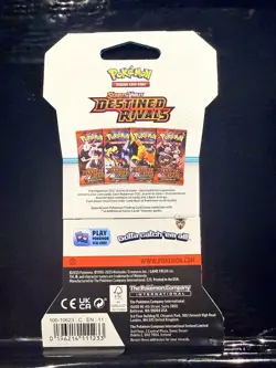 Pokemon Destined Rivals Scarlet & Violet Booster Pack Factory Sleeved - Image 2