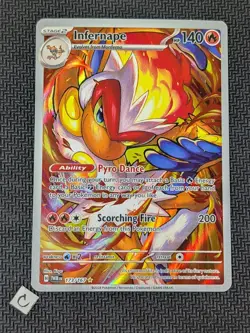 Infernape 173/167 - Twilight Masquerade Illustration Rare Pokemon TCG NM - Image 1