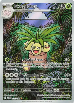 POKEMON Exeggutor - #135/132 Holo ME01: Mega Evolution NM - Image 1