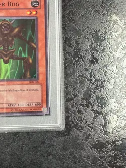 2002 YUGIOH! LOB MAN-EATER BUG LEG.BLUE EYES WHITE DRAGON #108 💎 PSA 10 - Image 5