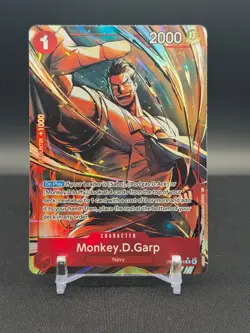 Monkey D Garp Alt Art OP13-016 Carrying on His Will - One Piece English - Image 1
