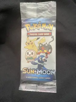 Pokemon RARE! TCG Sun & Moon Booster Pack 3 Cards Unknown Year - Image 1