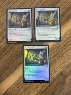 FOIL HARE APPARENT X3 Foundations FDN Magic MTG MINT CARD - Image 1