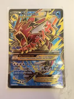 Pokemon M Gyarados EX 115/122 Breakpoint Full Art Holo Ultra Rare Card - Image 1