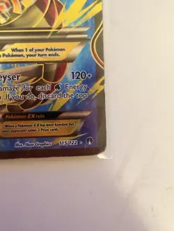 Pokemon M Gyarados EX 115/122 Breakpoint Full Art Holo Ultra Rare Card - Image 5