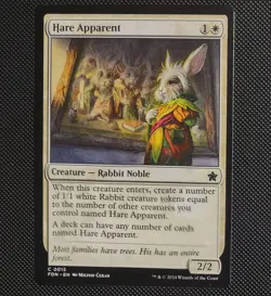 Hare Apparent Foundations Regular NM Magic The Gathering - Image 1