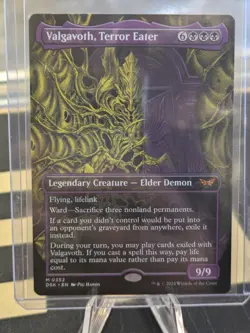MTG Duskmourn Valgavoth Terror Eater Borderless 352 - Image 1