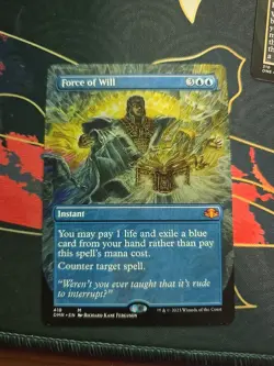 Force of Will (Borderless) Dominaria Remastered Regular - Image 1