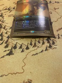 Aang and Katara (Borderless) Foil R 69 MTG Avatar TLE - Image 2
