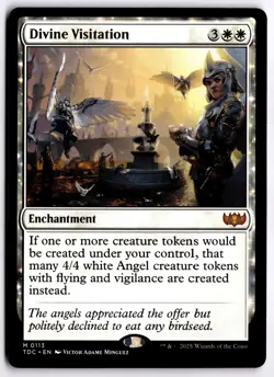 Divine Visitation NM TDC Commander: Tarkir: Dragonstorm MTG - Image 1