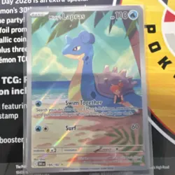 Pokemon Misty's Lapras Sv10 Destined Rivals Illustration Rare Holo 194/182 - Image 1