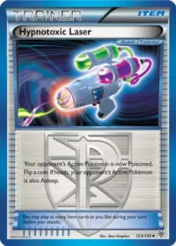 Hypnotoxic Laser 123/135 - Pokemon Plasma Storm Uncommon Trainer Card - Image 1